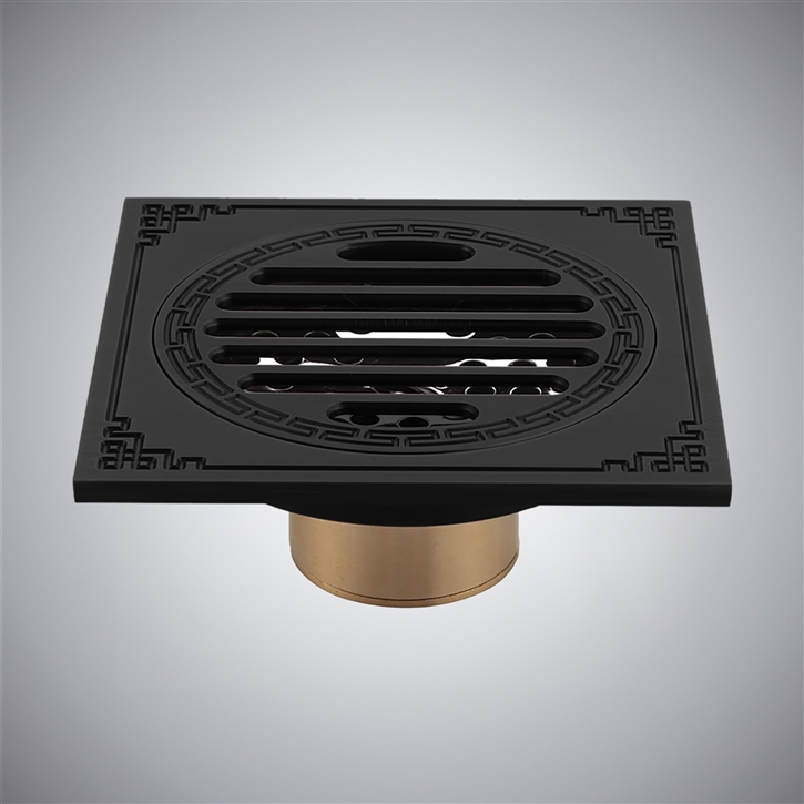 Fontana Onil Matte Black Premium Linear Bathroom Shower Drain
