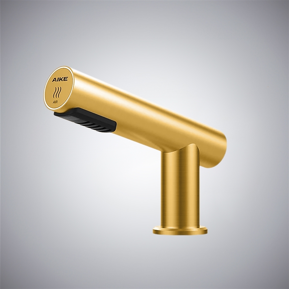 Fontana Venaria Gold Touchless Infrared Contemporary Faucet Dryer