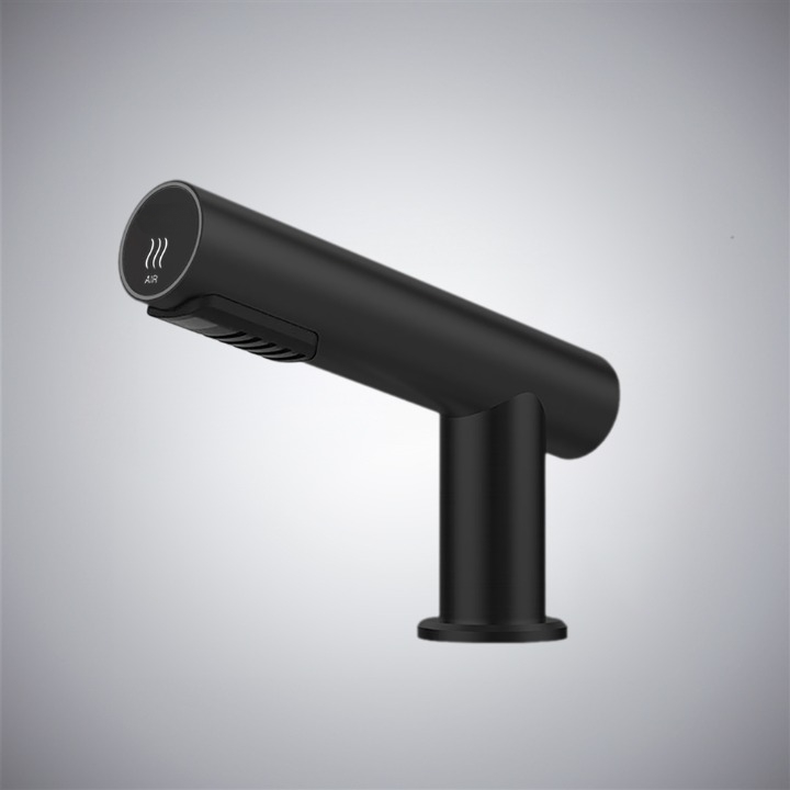 Fontana Soleto Matte Black Modern Automatic High Speed Hand Dryer