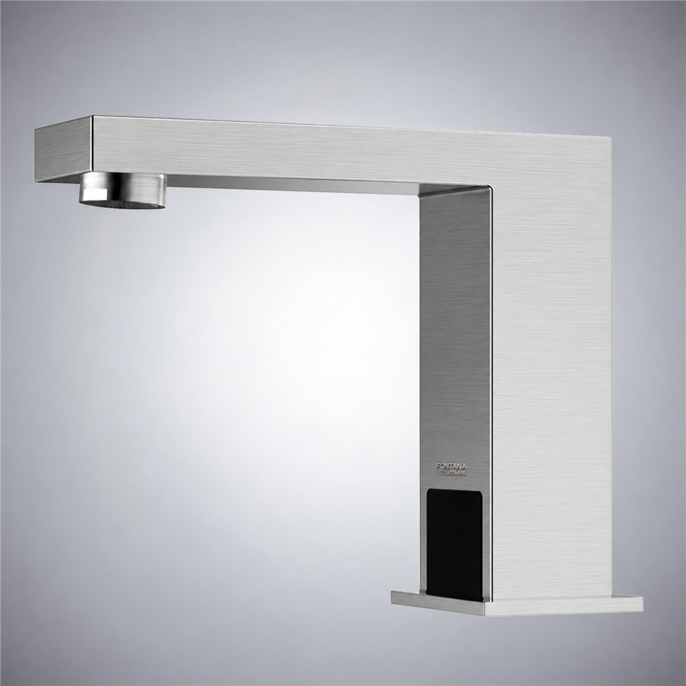 Fontana Binefar Chrome Deck Mounted Automatic Induction Faucet