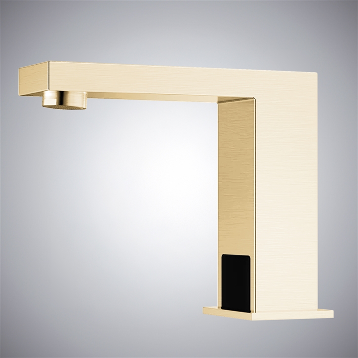 Fontana Binefar Champagne Hot and Cold Automatic Induction Faucet