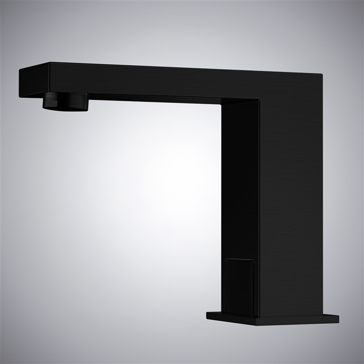 Fontana Binefar Matte Black Hot and Cold Bathroom Sensor Faucet