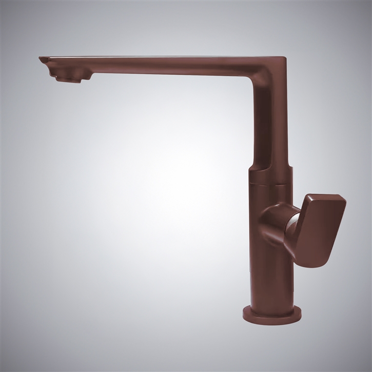 Fontana Leno Oil Rubbed Bronze Single Handle Hot & Cold Lavatory Faucet