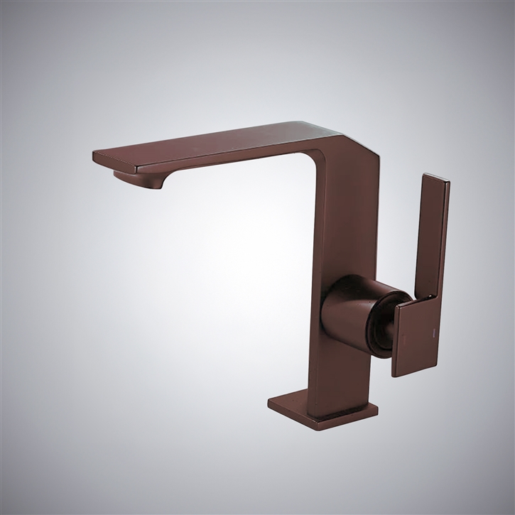 Fontana Mesero Oil Rubbed Bronze Contemporary Bathroom Sink Faucet