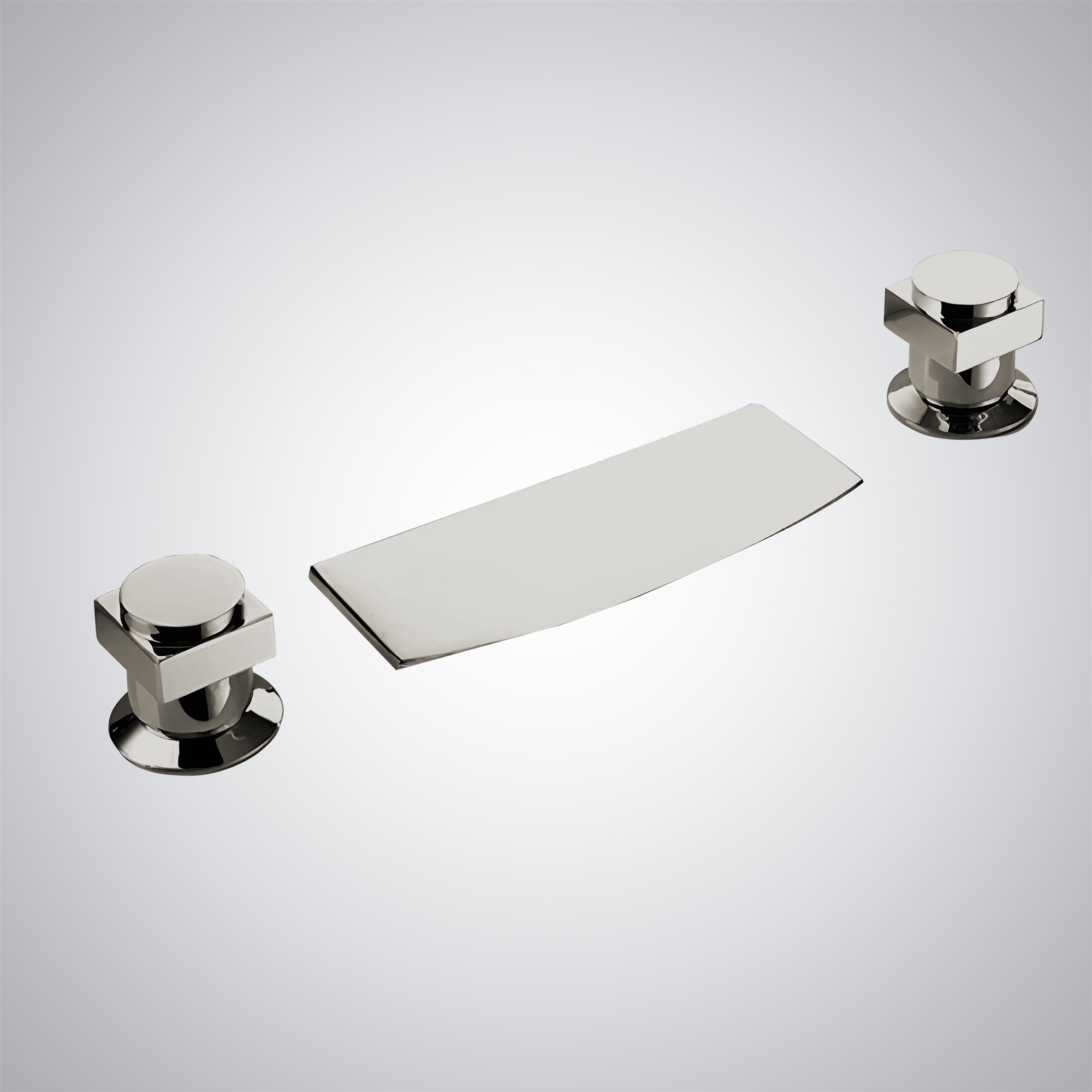 Fontana Amurrio Brushed Nickel Bathroom Sink Faucet - Brushed Nickel Finish