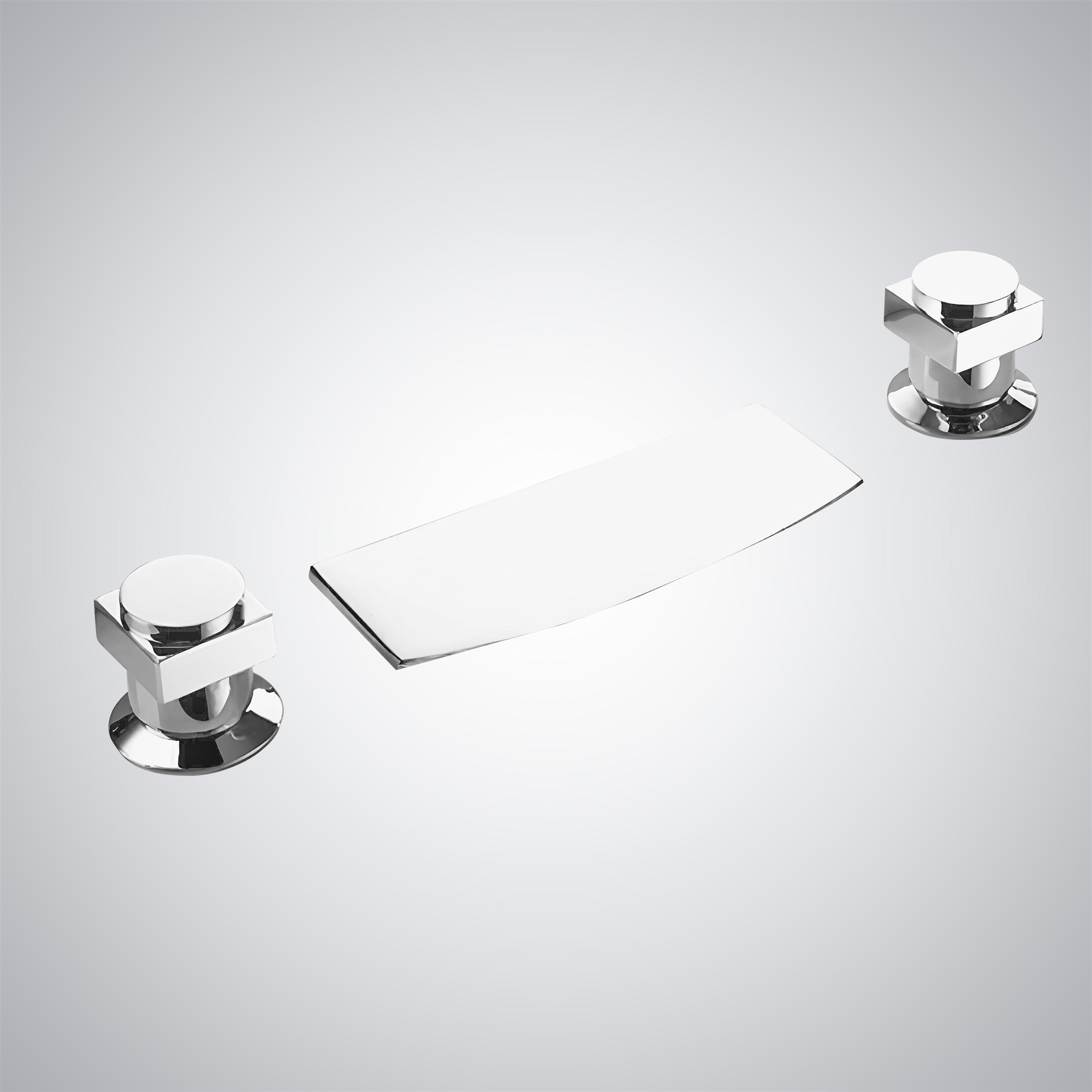 Fontana Amurrio Matte White Bathroom Sink Faucet - Matte White Finish