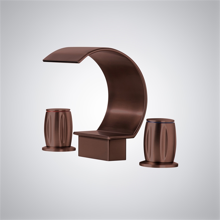 Fontana Espejo Oil Rubbed Bronze Contemporary Bathroom Sink Faucet