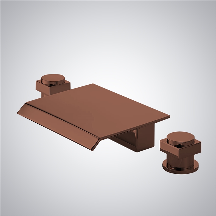 Fontana Terzo Oil Rubbed Bronze Contemporary Bathroom Sink Faucet
