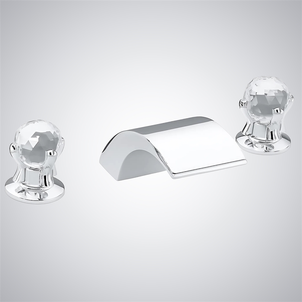 Fontana Chrome Hot and Cold Basin Faucet