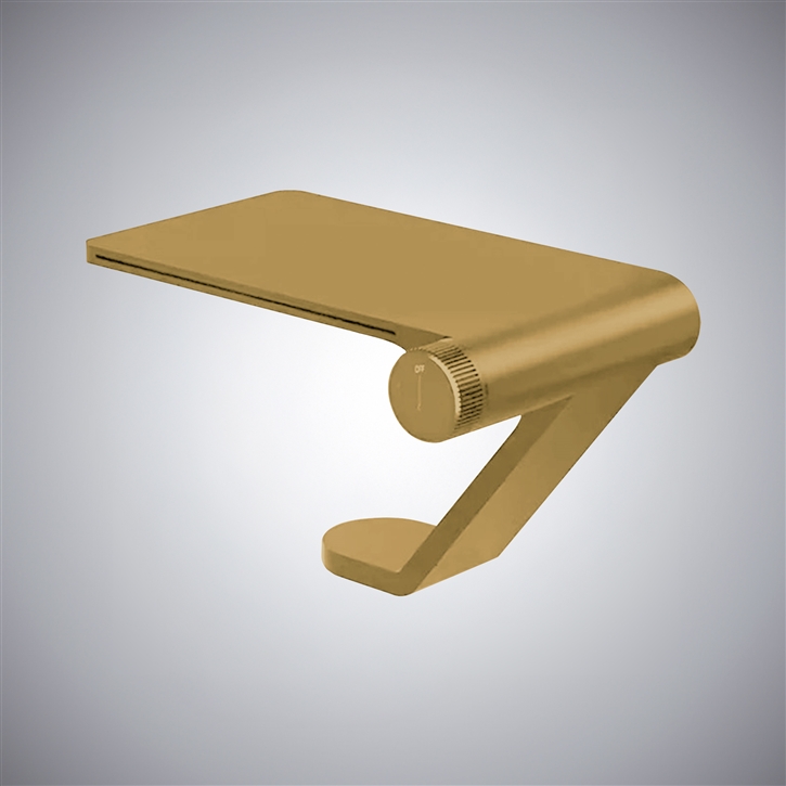 Fontana Lisieux Brushed Gold Luxury Thermostatic Basin Faucet