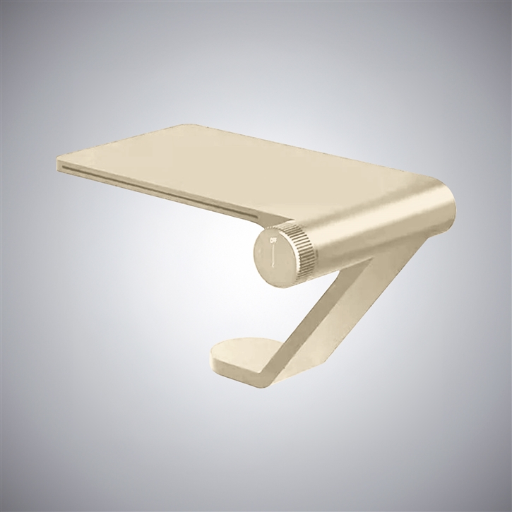 Fontana Lisieux Champagne Thermostatic Waterfall Basin Faucet