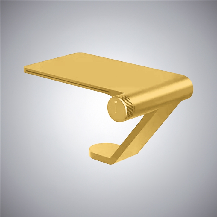 Fontana Lisieux Gold Deck Mounted Contemporary Basin Faucet