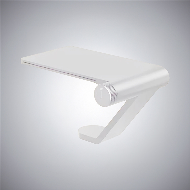 Fontana Lisieux Matte White Waterfall Contemporary Basin Faucet