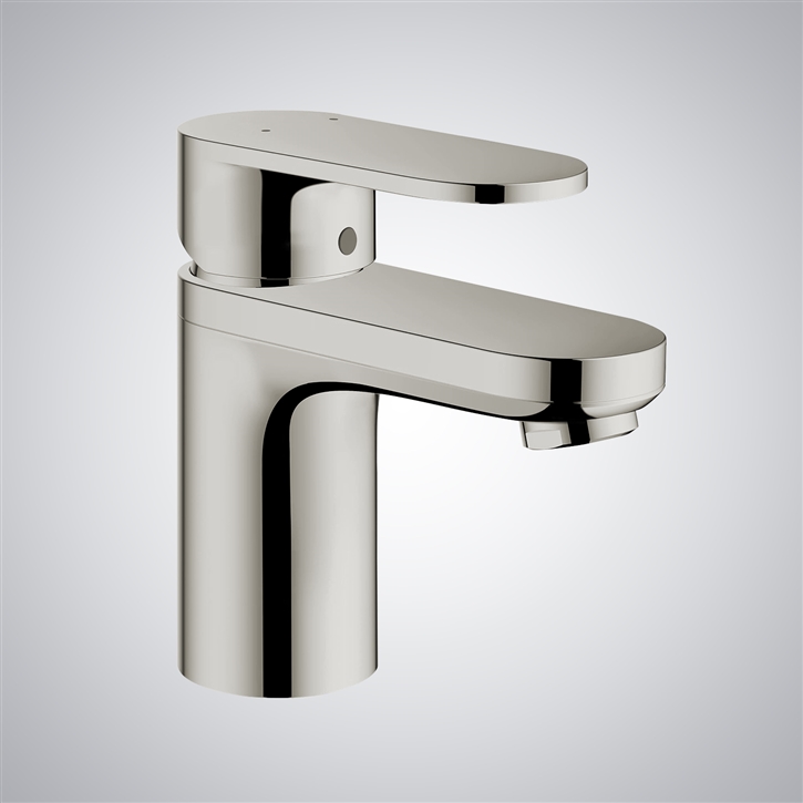 Fontana Bruino Brushed Nickel Modern Basin Faucet