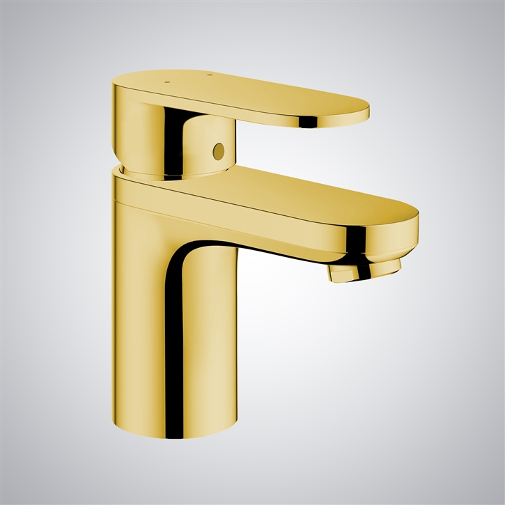 Fontana Bruino Gold Finish Basin Faucet