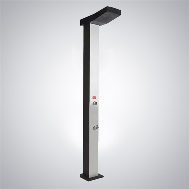 Fontana Provins Outdoor Black 40L Solar Shower