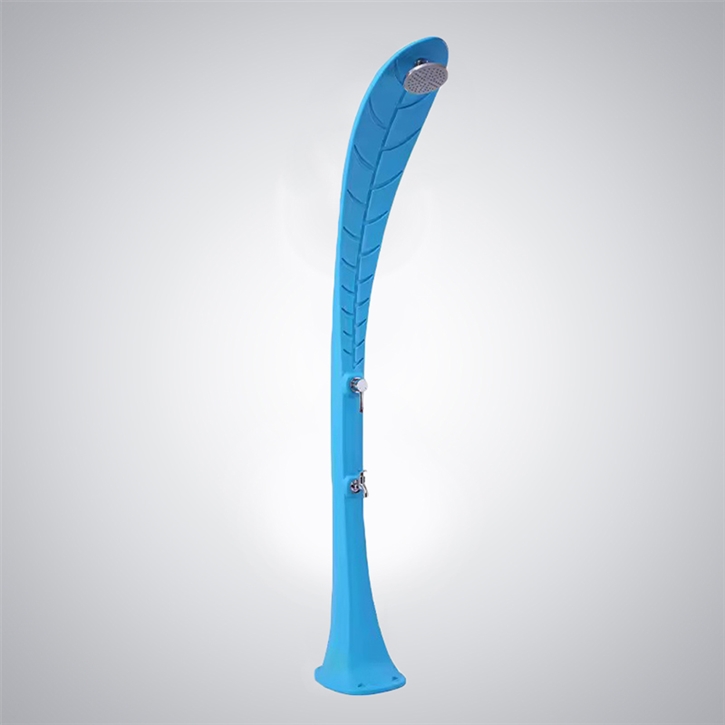 Fontana Clairvaux Leaf Design Blue 35L Pool Shower