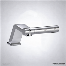 Fontana Mulhouse Chrome 2-in-1 Touchless Faucet With Hand Dryer
