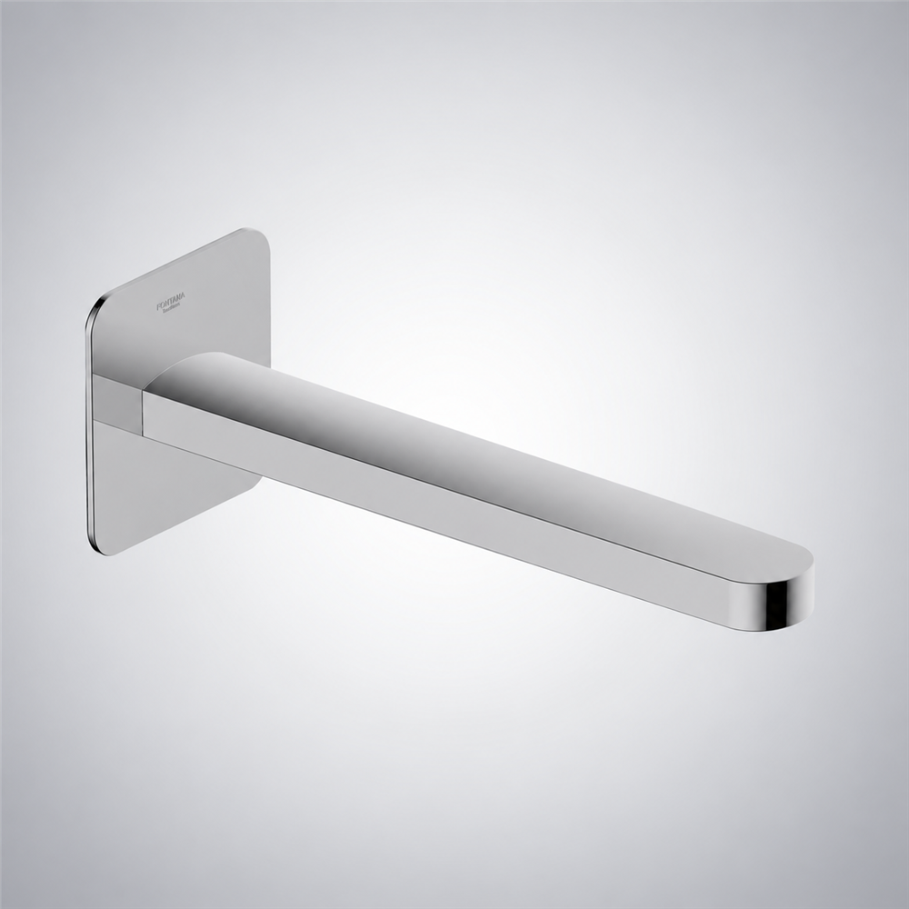 Fontana Oullins Polished Chrome Modern Wall Mount Touchless Faucet