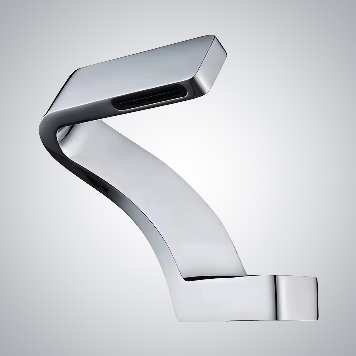 Fontana Epernay Silver Gray Waterfall Touchless Faucet