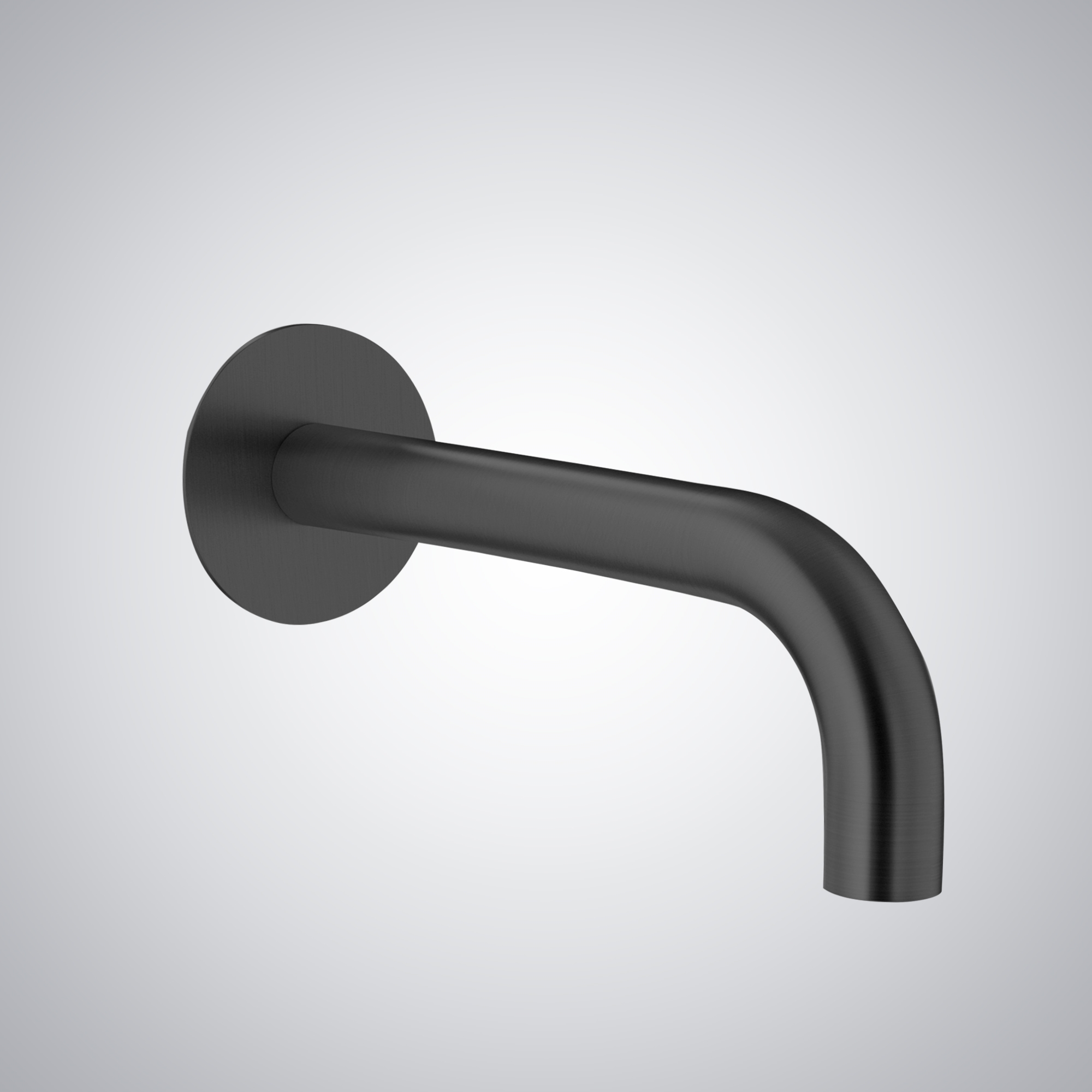 Fontana Ales Matte Black Wall-Mounted Touchless Faucet