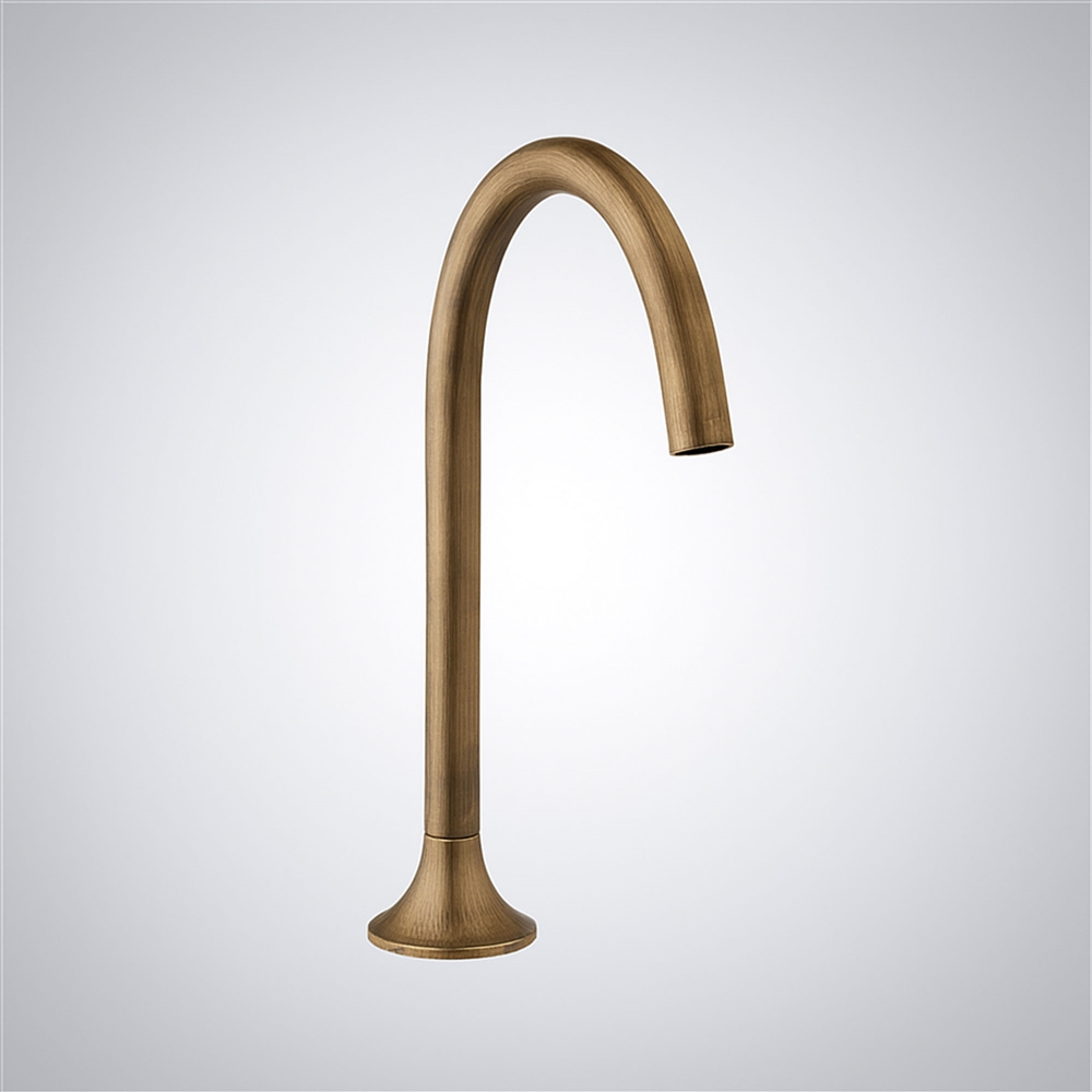 Fontana Corte Antique Brass Touchless Bathroom Faucet