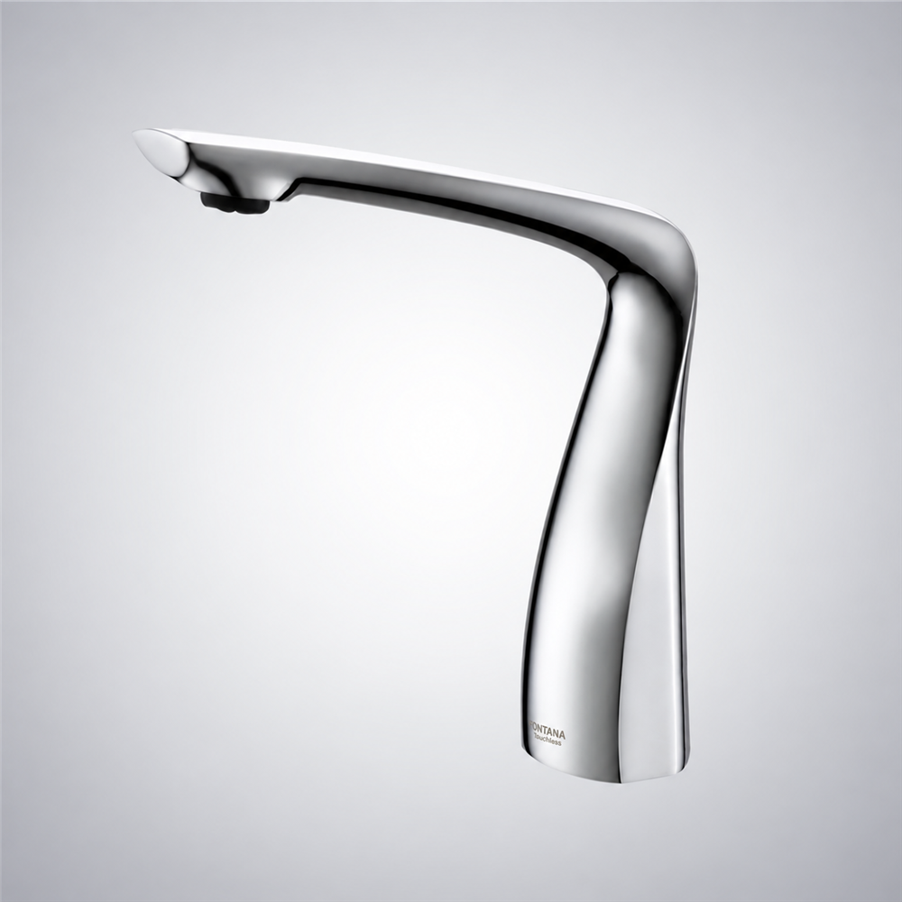 Fontana Bonifacio Chrome Luxury Touchless Bathroom Basin Faucet