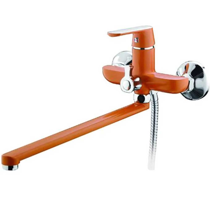 Fontana Le Creusot Red Touchless Outlet Pipe Bath Shower Faucet