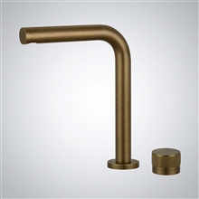 Fontana Vezelay Antique Brass Separate Rotary Controlled Basin Faucet