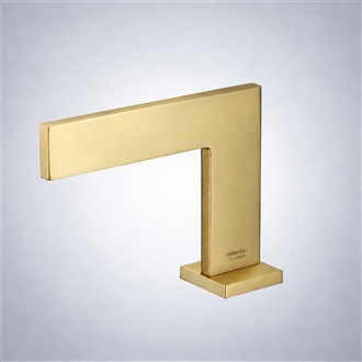 Fontana Vierzon Brushed Gold Deluxe Touchless Bathroom Sink Faucet
