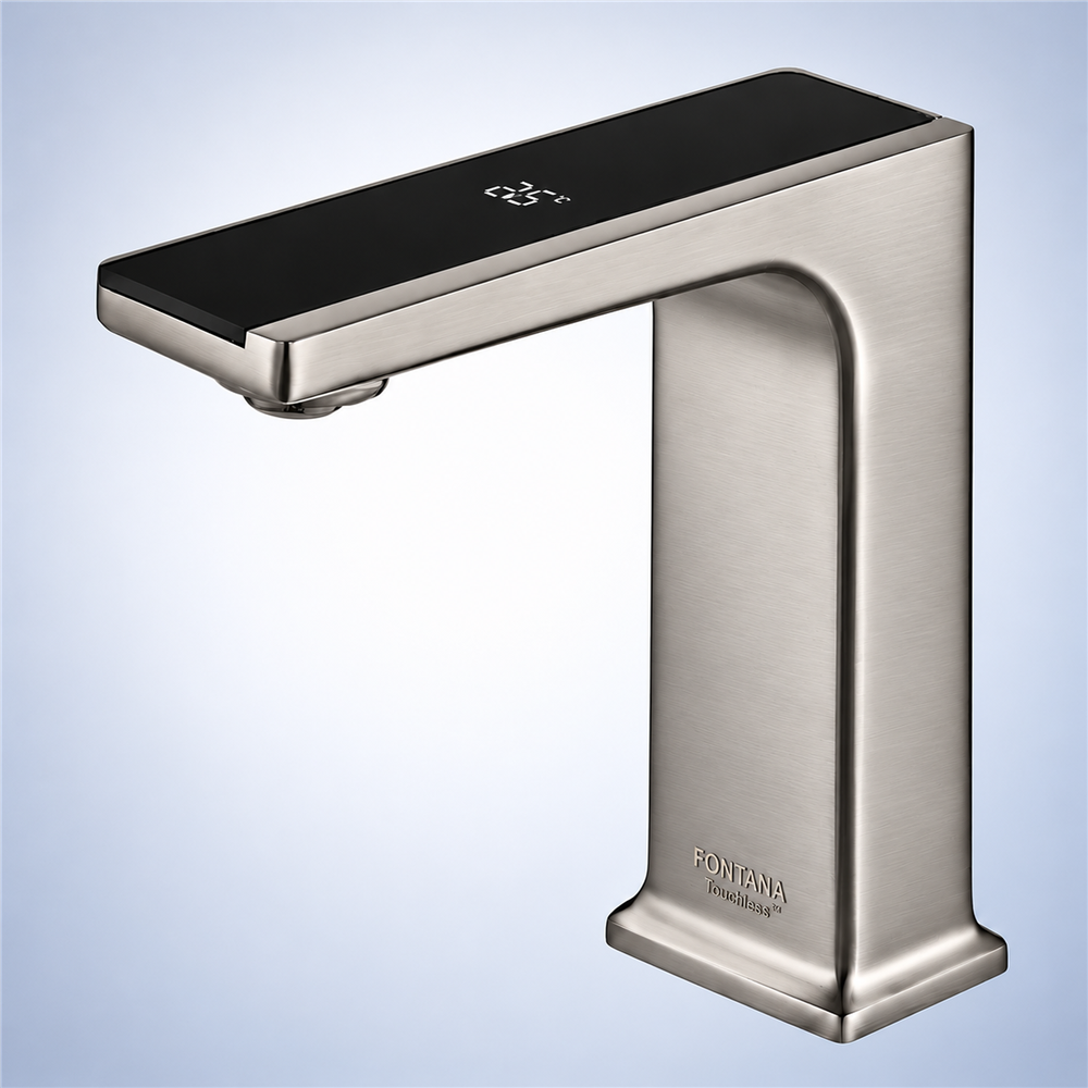 Fontana Nardov Gray Hot and Cold Bathroom Touchless Basin Faucet