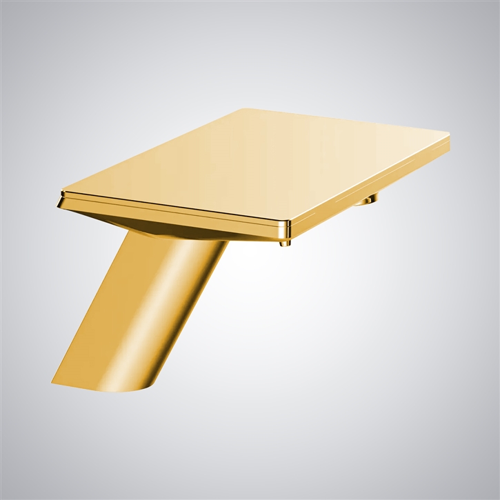 Fontana Basse-Terre Gold Brass Luxury Touchless Soap Dispenser Basin Faucet