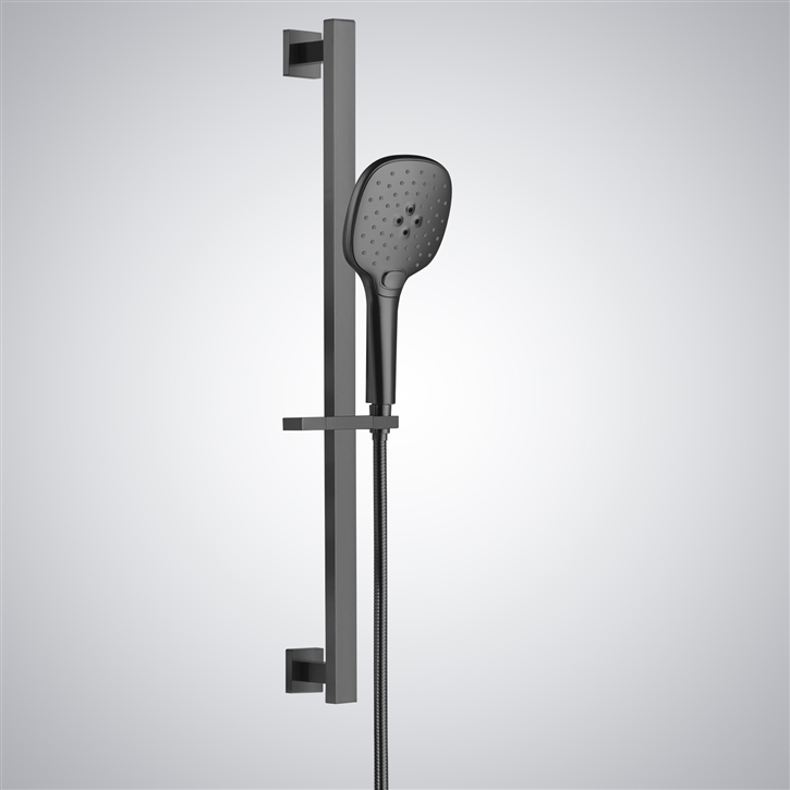 Fontana Sainte-Mere-Eglise Gun Metal Gray Luxury Handheld Shower