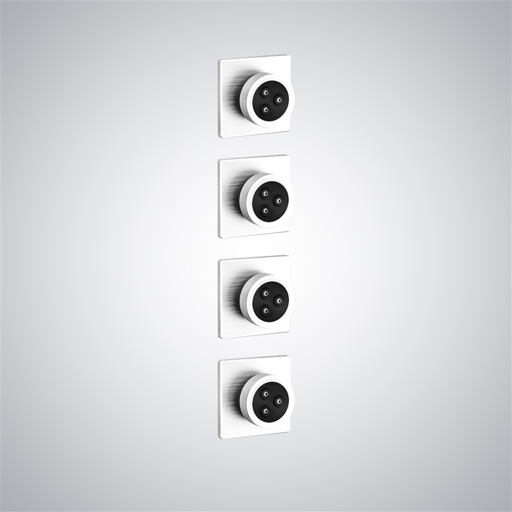 Fontana Lons-le-Saunier Matte White Wall Mount Luxury Body Spray