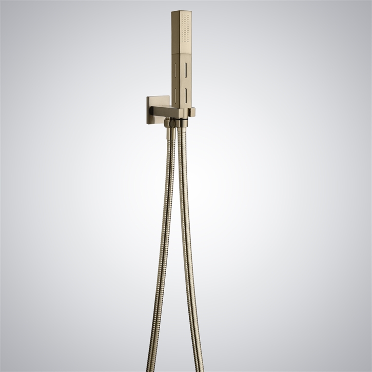 Fontana Saint Mary of the Mountain Champagne Luxury Handheld Shower