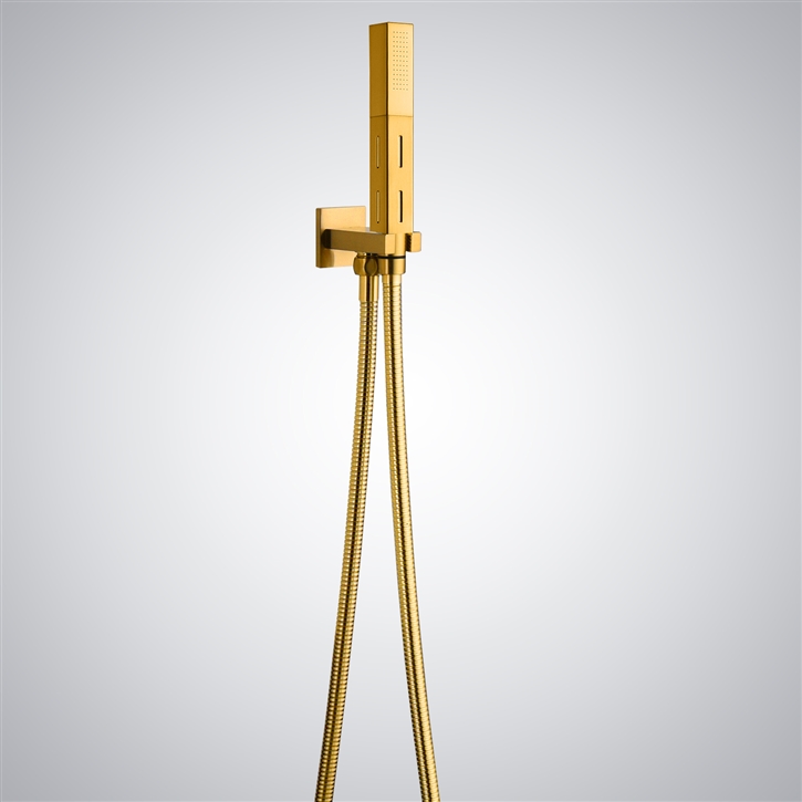 Fontana Saint Mary of the Mountain Gold Luxury Handheld Shower