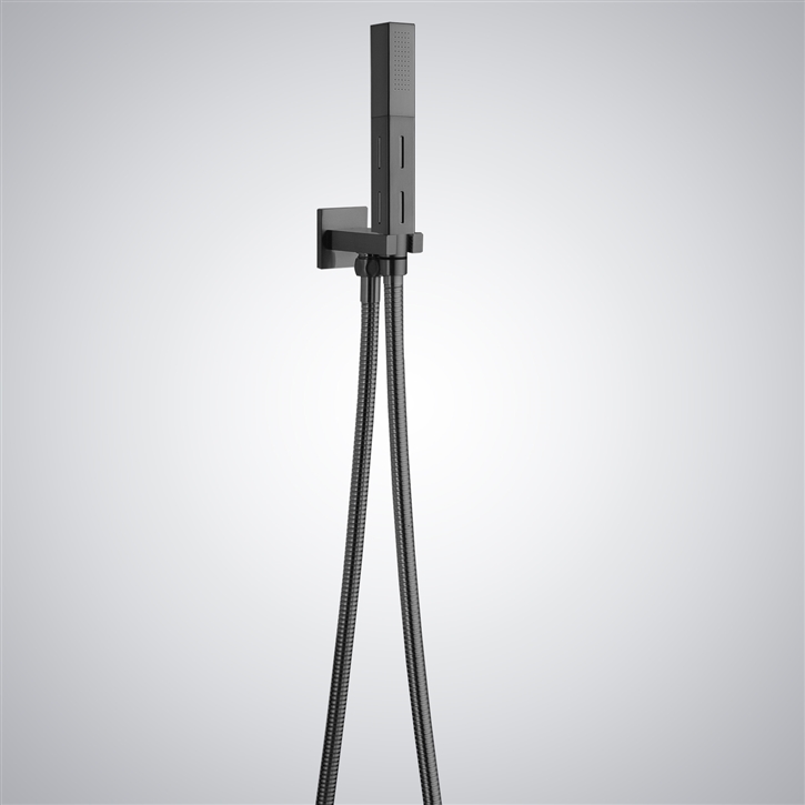 Fontana Saint Mary of the Mountain Gun Metal Gray Luxury Handheld Shower