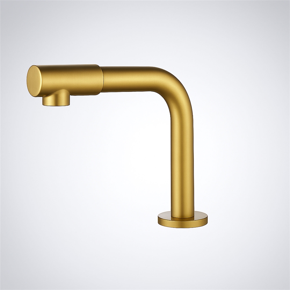 Fontana Mer Antique Brass Touchless Sink Faucet