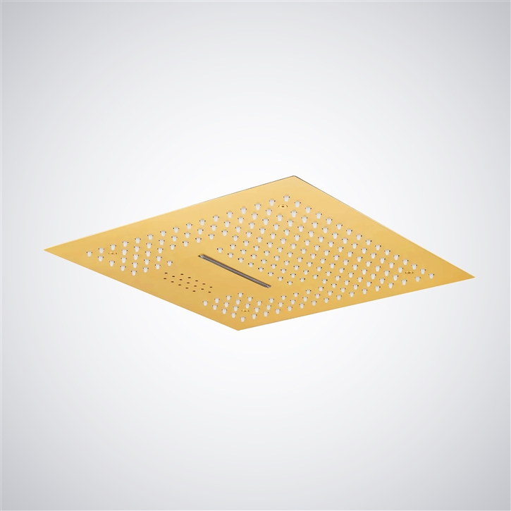 Fontana Cuenca Gold LED Music Luxury Shower Head