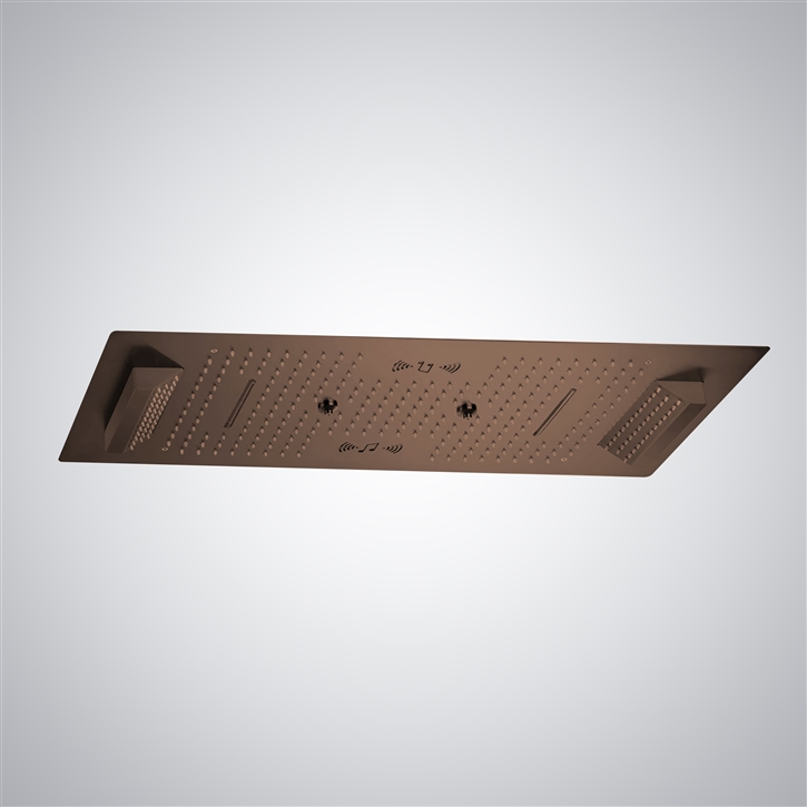 Fontana Eibar Oil Rubbed Bronze 4-Function LED Shower Head