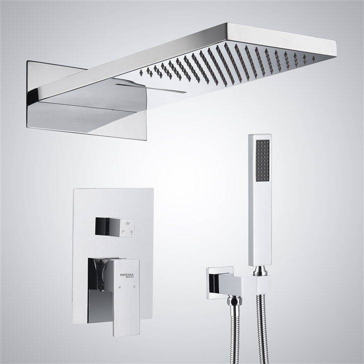Fontana Busca Chrome Multifunctional LED & Music Shower Set