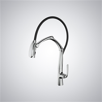 Fontana Durcal Chrome Sensor Pull-Out Single Handle Kitchen Faucet