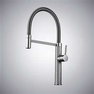 Fontana Vilaboa Chrome Brass Single Handle Luxury Kitchen Faucet