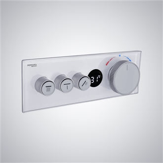 Fontana Tobarra Chrome Digital Thermostatic Luxury Shower Mixer