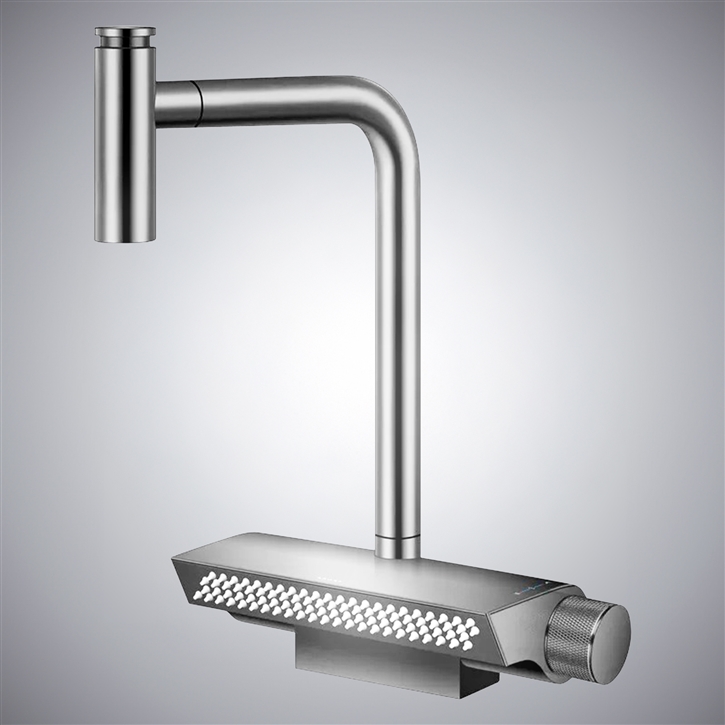 Fontana Loro Chrome Thermostatic Luxury Kitchen Faucet