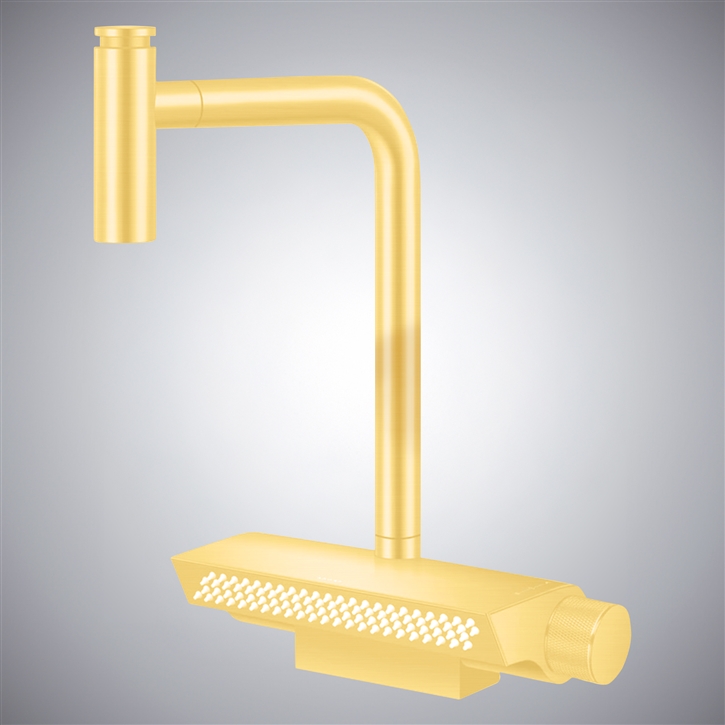Fontana Loro Gold Thermostatic Luxury Kitchen Faucet