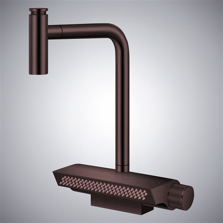 Fontana Villorba Oil Rubbed Bronze Thermostatic Luxury Kitchen Faucet