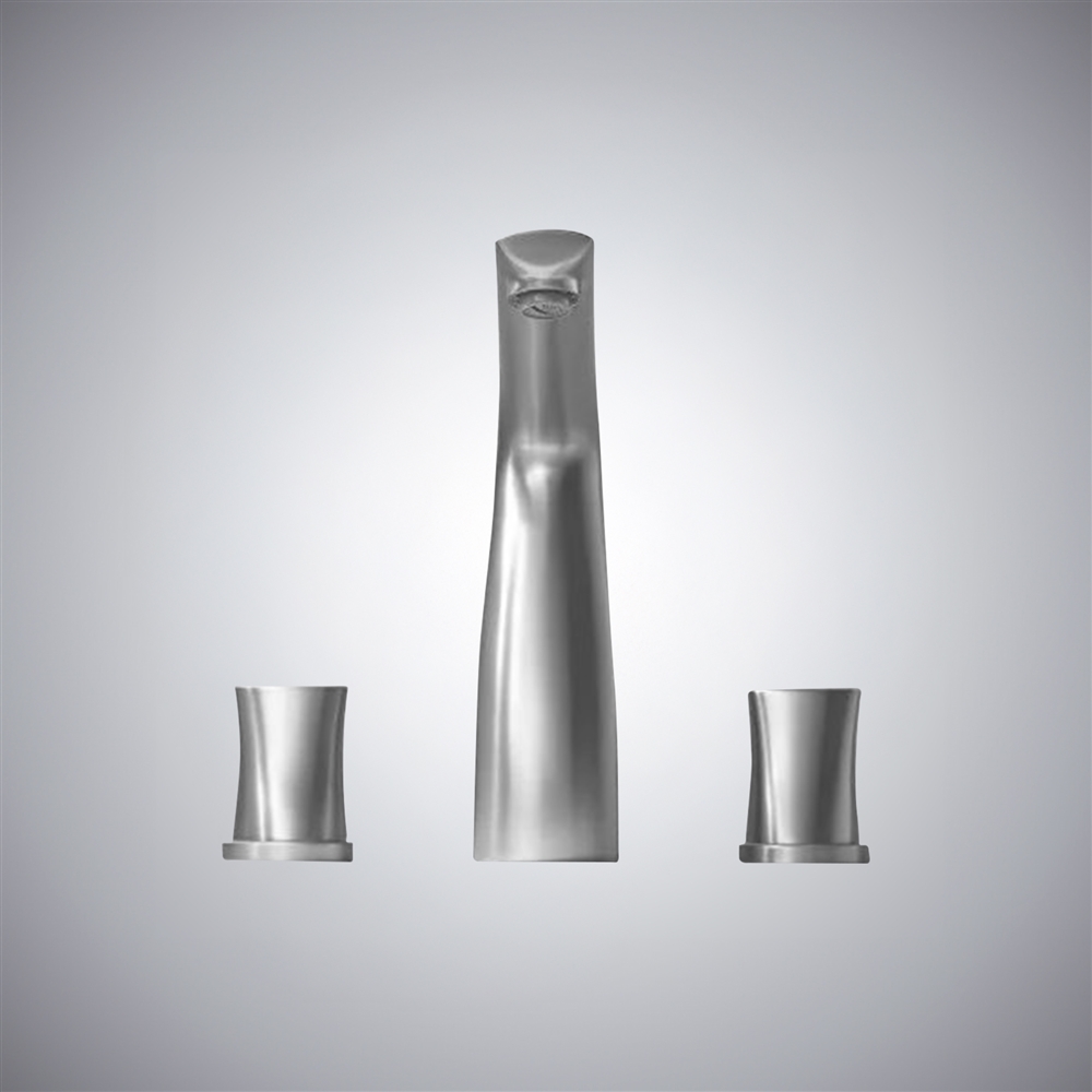 Fontana Posada Chrome Two Handles Hot And Cold Luxury Basin Faucet