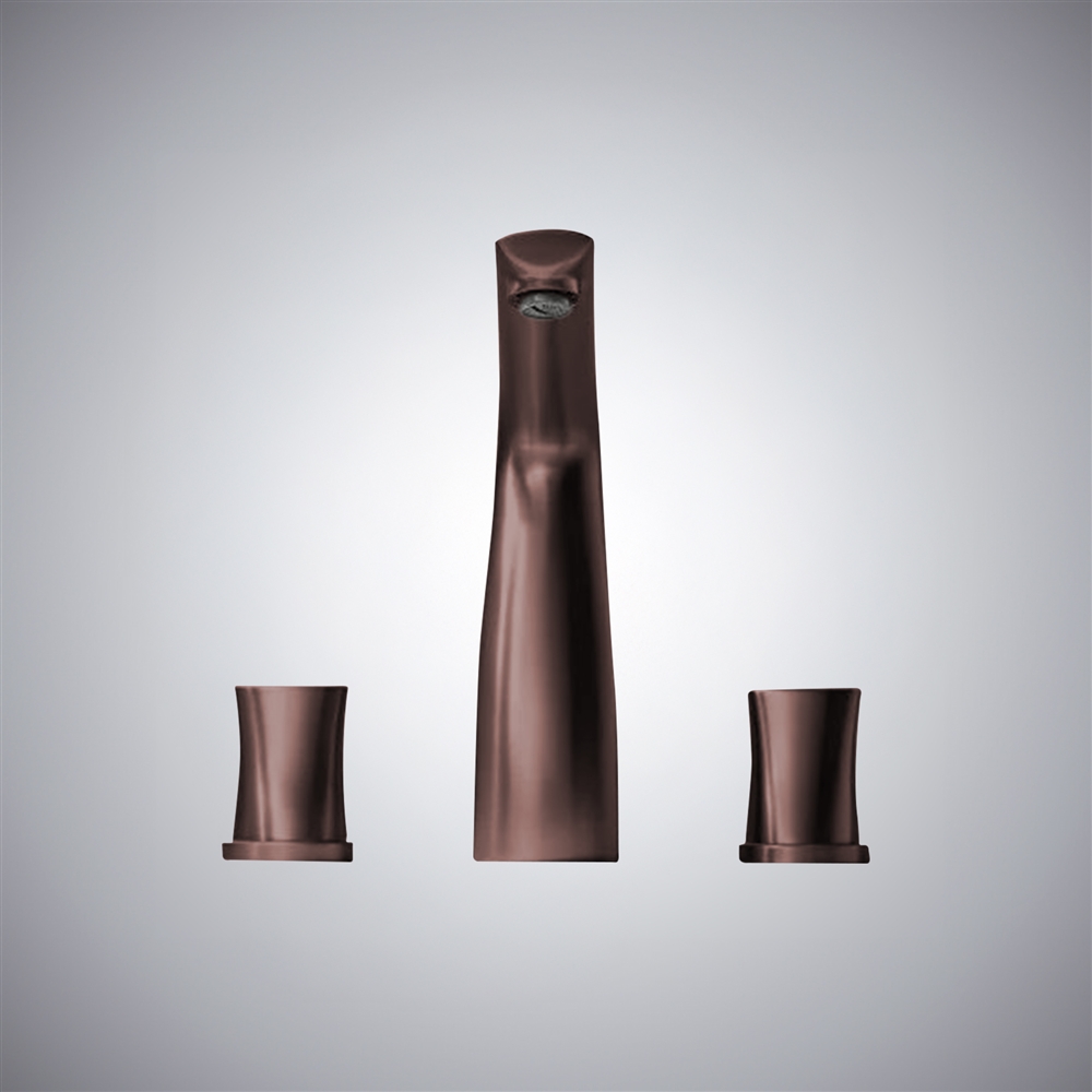 Fontana Posada Oil Rubbed Bronze Two Handles Hot And Cold Luxury Basin Faucet