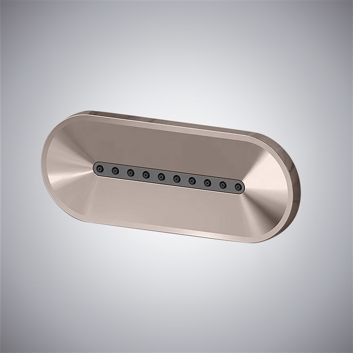 Fontana Spello Brushed Nickel Luxury Wall Mount Massage Body Spray